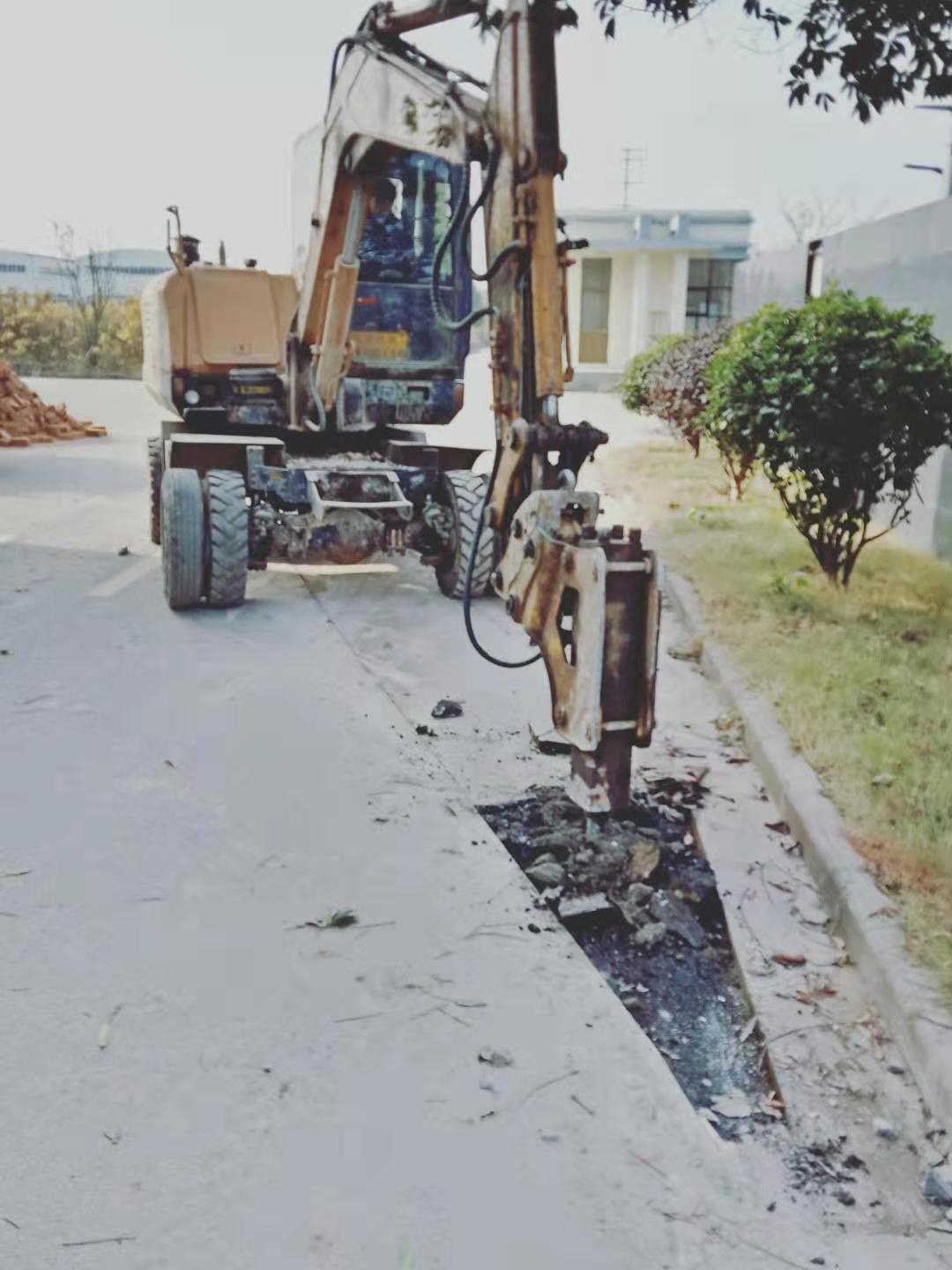 濱江開發區施工現場
